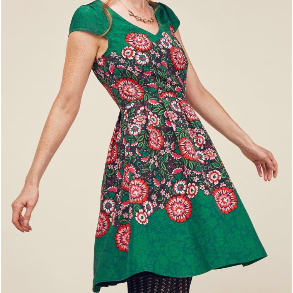 Fete On It A-Line Dress RARE